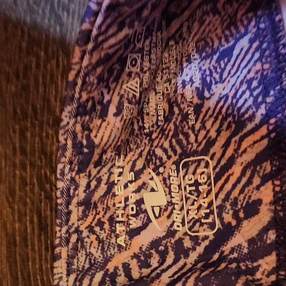 Leggins, Athletic Works, S, Pink & Purple - Picture 2 of 2